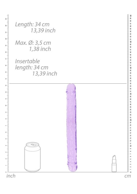 Realistic Double Dong - 13'' / 34 cm - podwójne dildo