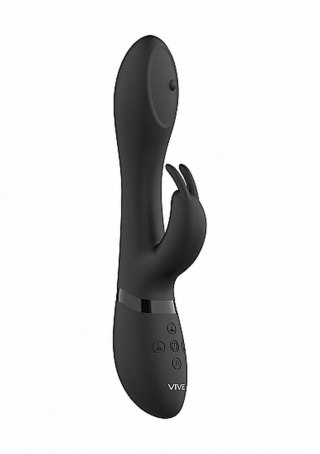 Wibrator Mira - Spinning G-spot Rabbit - Black - Wibrator króliczek