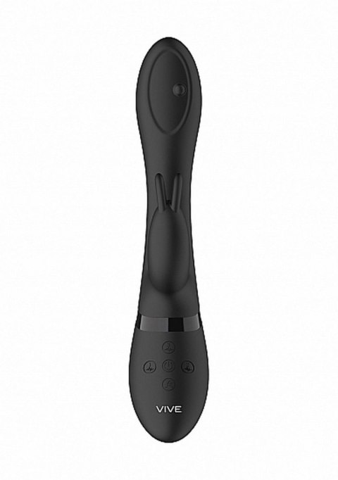 Wibrator Mira - Spinning G-spot Rabbit - Black - Wibrator króliczek