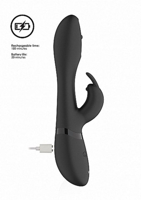 VIVE Mira - Spinning G-spot Rabbit - Black - Wibrator króliczek